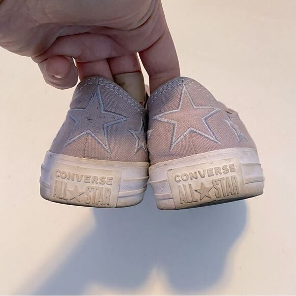 Converse Chuck Taylor low Top Dusty rose mauve stars sneakers women’s -7 - Picture 4 of 9
